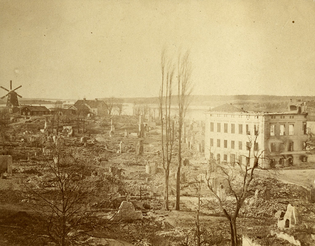 image of fire in strängnäs